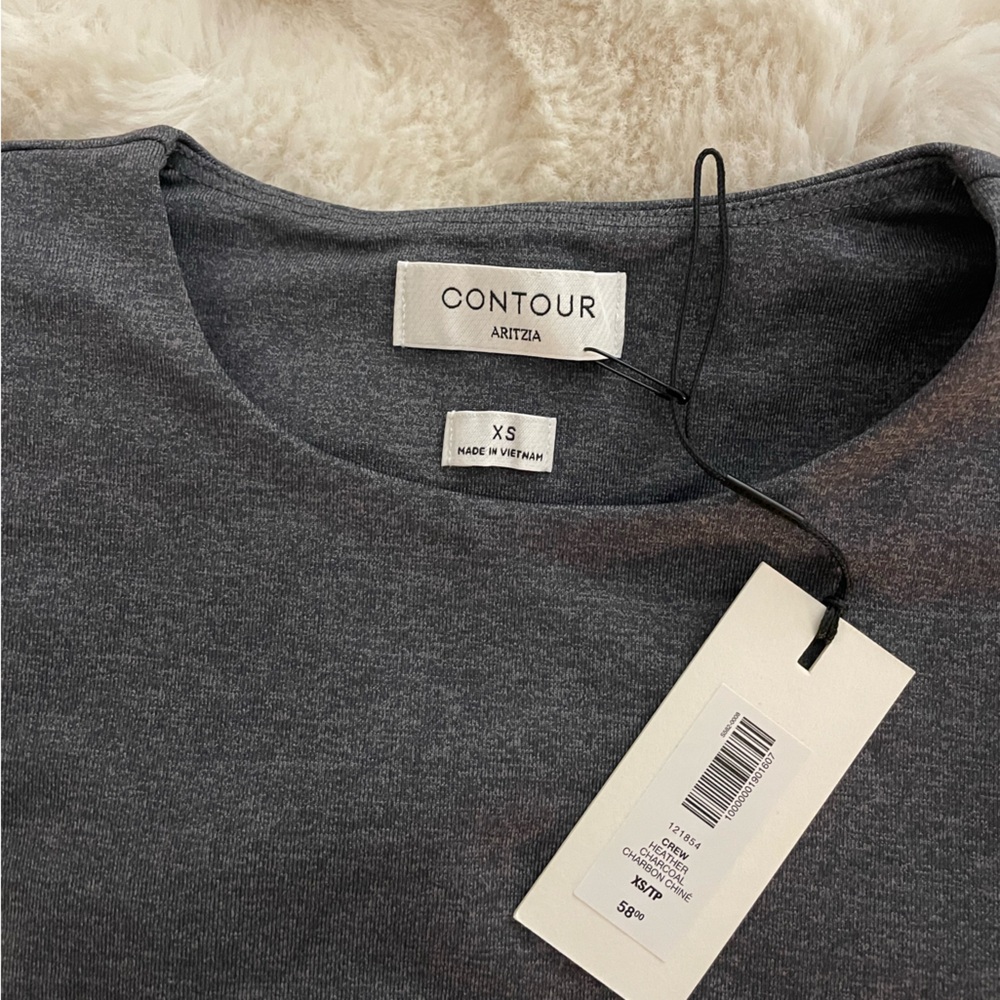 Aritzia Contour Charcoal Bodysuit